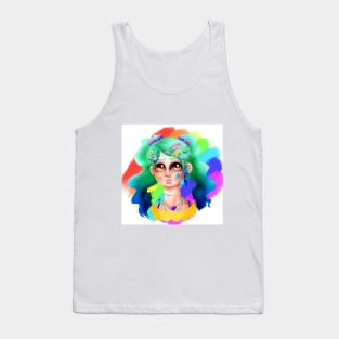 Cleft Lip Decora Girl Tank Top